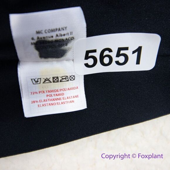 NEW Banana Moom one piece black swimsuit, size 38/ US 2-4 - Picture 14 of 15